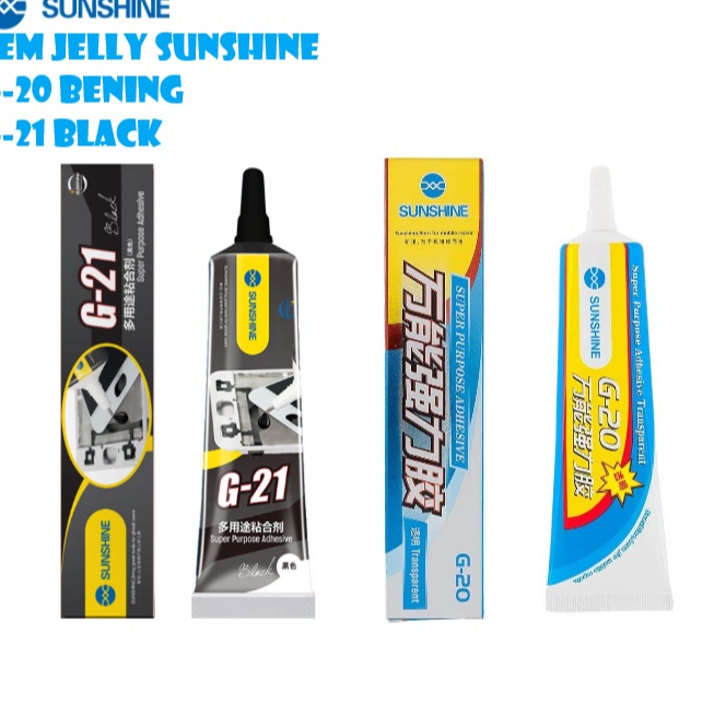 

Hemat Lem Jelly Lem Lcd SUNSHINE G2 SUNSHINE G21 BLACK BENING 5ML Lengket Orinal
