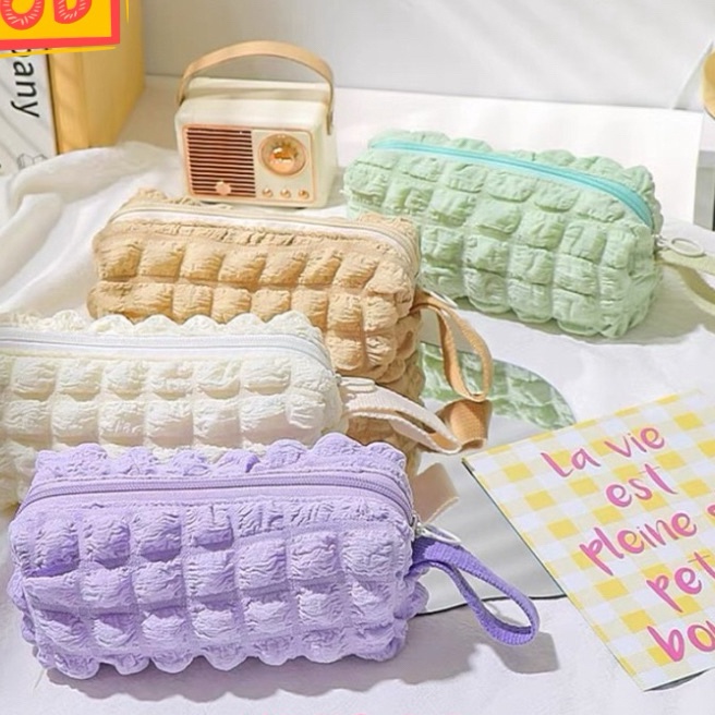 

KF7 Kikidoo Kotak Pensil Bantal Warna Pastel Macaron Soft Pillow Pouch Serbaguna Kain Lembut RT225