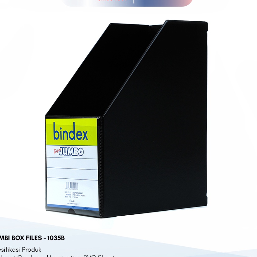 

KP8 Bindex Box File Magazine JUMBO SIZE 15 cm All Colour Box Arsip Box Storage Box Dokumen kode 135B