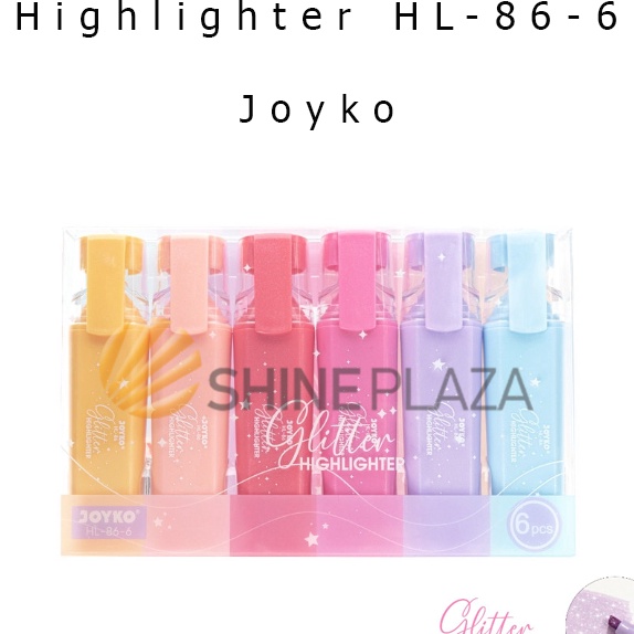

FG2 Hhlhter Set Glitter Joyko HL866 Penanda Berwarna Joyko