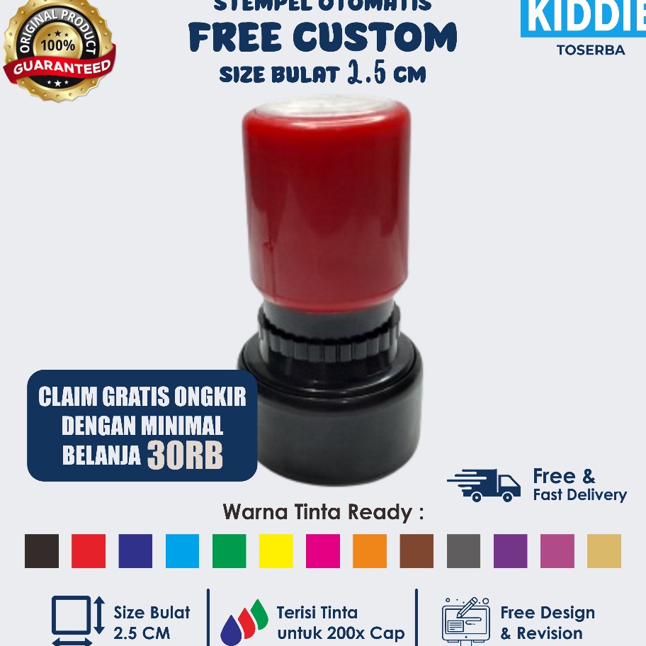 

HJ6 Stempel Custom Stempel Lunas Stempel Nama Ukuran 25 1 Jadi Free Desn