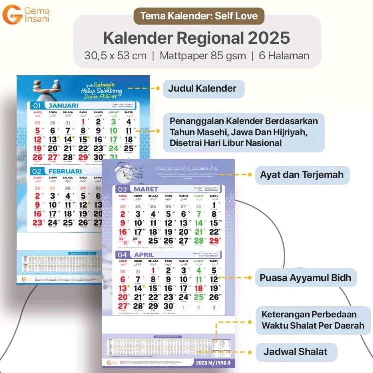 

Kalender Regional Eksklusif Tahun 2025