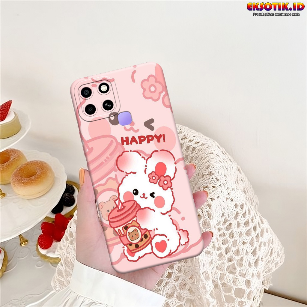 Case Infinix Smart 6 - Casing Infinix Smart 6 - Fashion Case - Silikon Infinix Smart 6  - Motif Kere