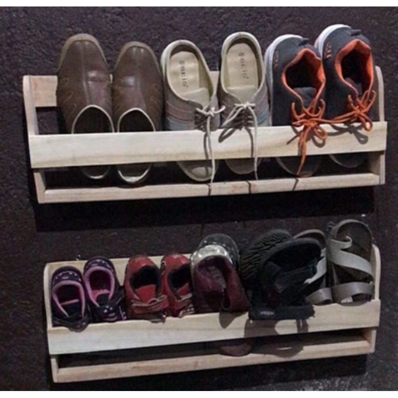 rak sepatu dinding rak sandal dinding rak dinding minimalis serbaguna