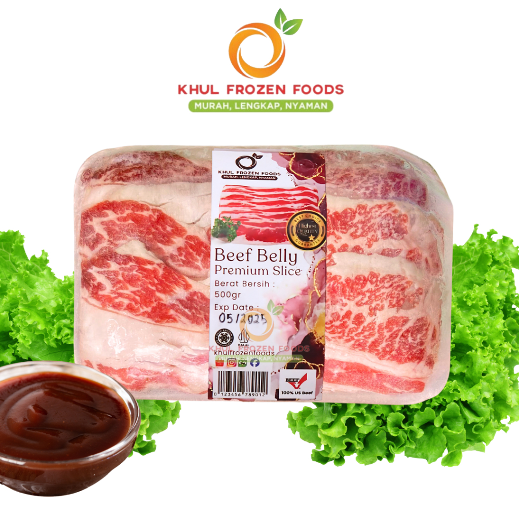 

Daging Belly Premium / Beef Short Plate Slice 500gr/ Daging Sapi impor Aussie/ Daging slice/ Daging iris tipis/ Daging sapi grill