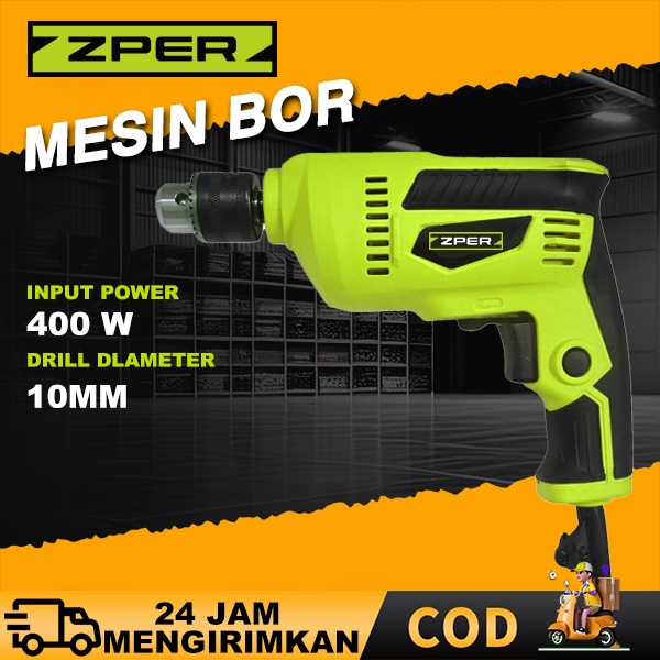 ZPER Mesin bor Bor tangan listrik Bor beton Bor tembok alat bor Obeng bor kayu ZP018