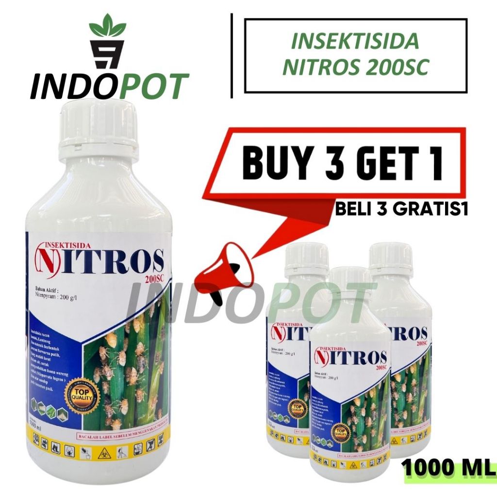 NITROS 200SC Insektisida Sistemik Mengendalikan Hama Wereng Coklat Padi