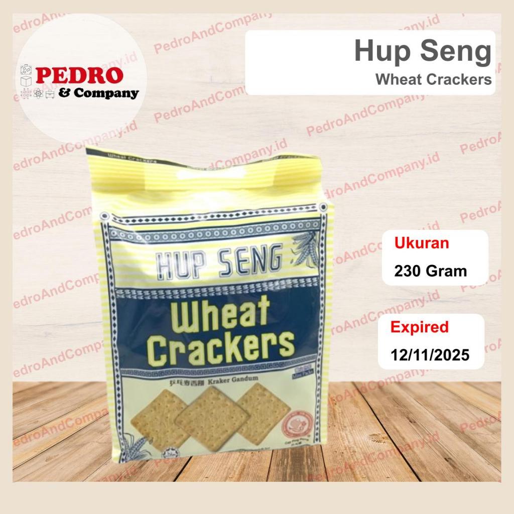 

Hupnseng WHEAT CRACKERS 230 gram biskuit gandum
