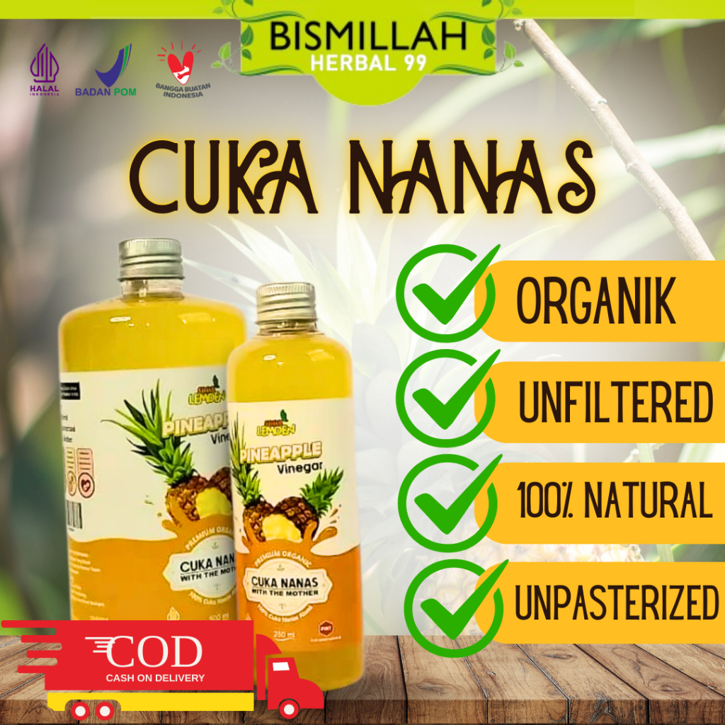 

[SUUR LEMOEN] CUKA NANAS ALAMI - TANPA CAMPURAN || ORIGINAL NANAS 100%|| LANCARKAN PENCERNAAN