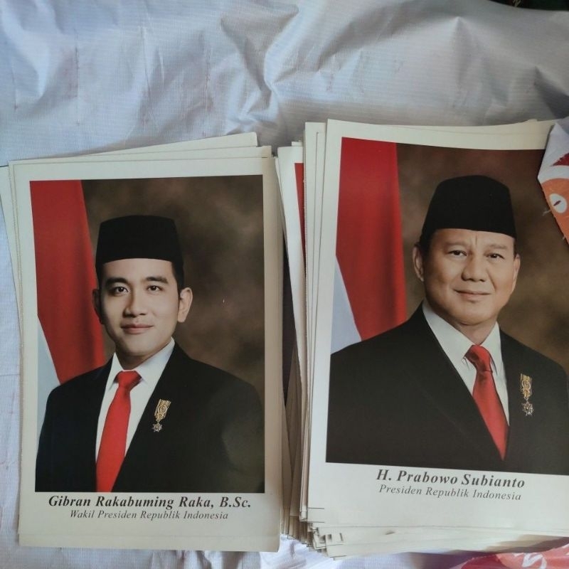 

foto presiden & wakil uk 35x50