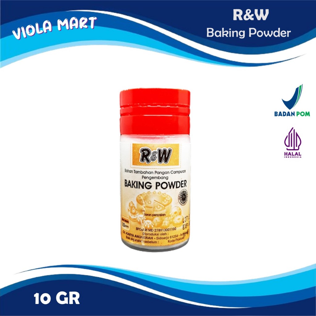 

BAKING POWDER Merk R&W / Baking Powder (Kemasan Botol) {Tersedia Harga Grosir}