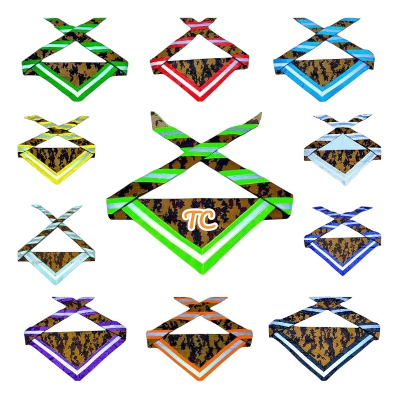 scraf Pramuka ,loreng menyala /slayer pramuka