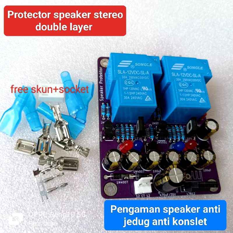 Protektor speaker stereo Double layer Protek stereo spiker dobel layer kit protector spiker untuk po