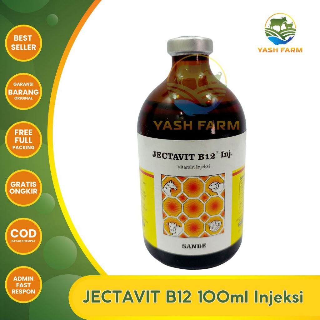 JECTAVIT B12 100 ML VITAMIN B12 HEWAN