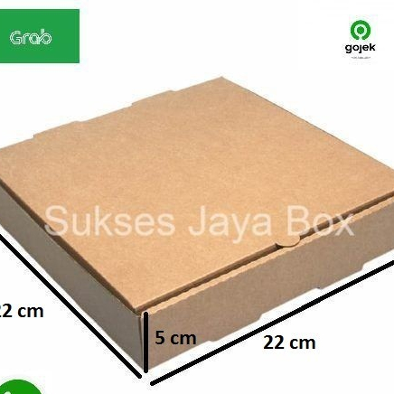 

Kardus/Dus/Box Pizza- Jam Dinding-Pakaian-Donut 22x22x5cm