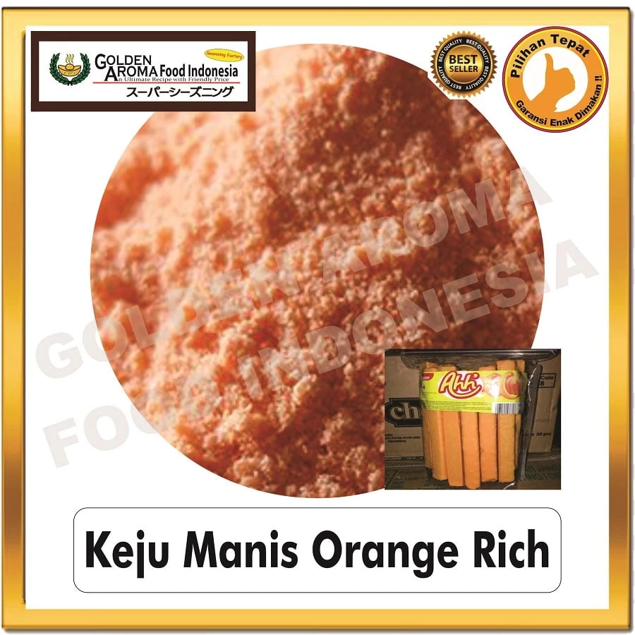 

Bumbu Tabur Rasa Keju Manis ala Biskuit Richeese, Jual Bubuk Tabur Sweet Cheese Richeese Murah GAFI