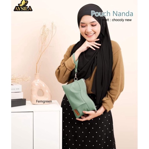 KODE E87L Dompet Pouch Wanita Hp dan Uang Bahan Choly Anti Air Nanda By Aysila