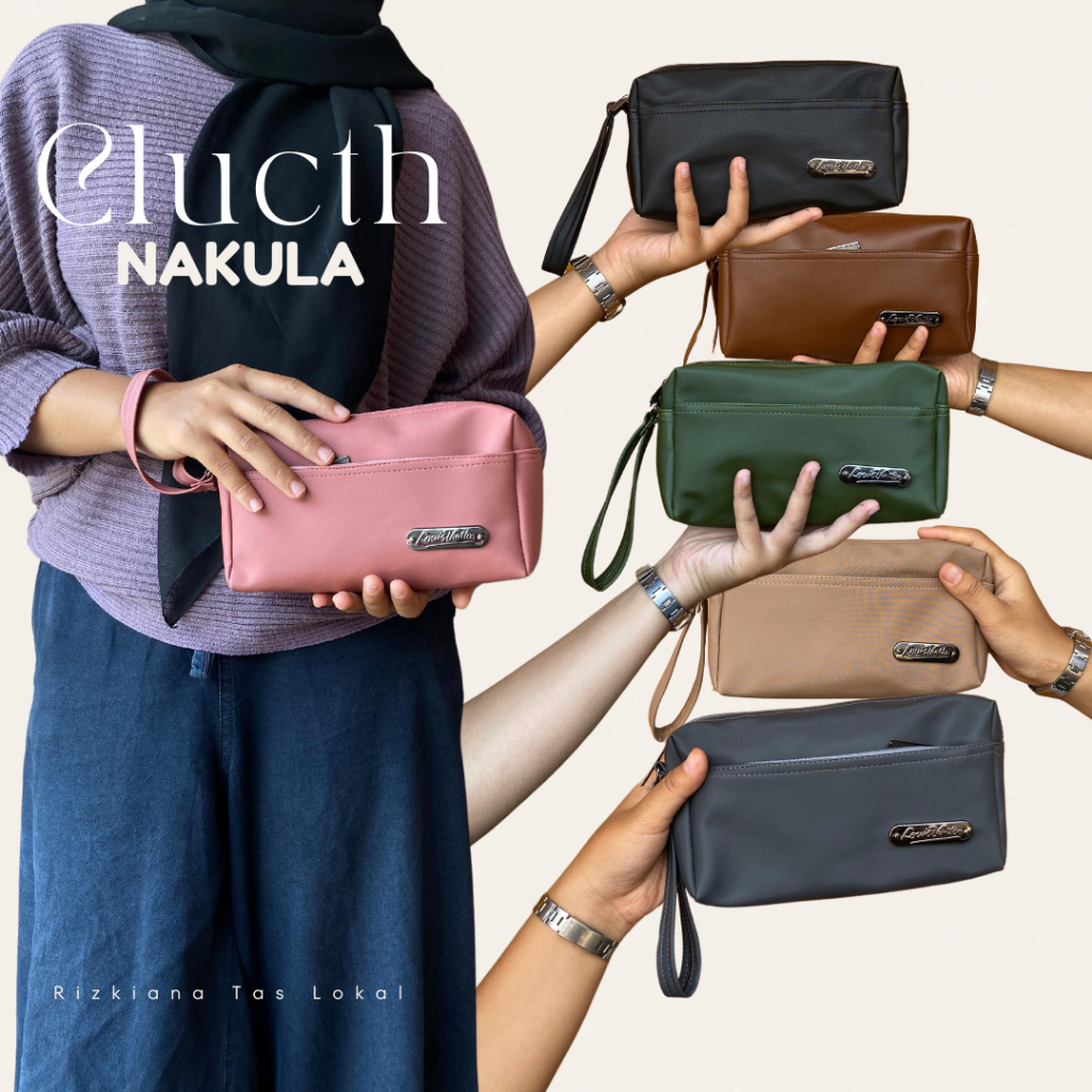 CLUTCH NAKULA - DOMPET WANITA TALI PENDEK