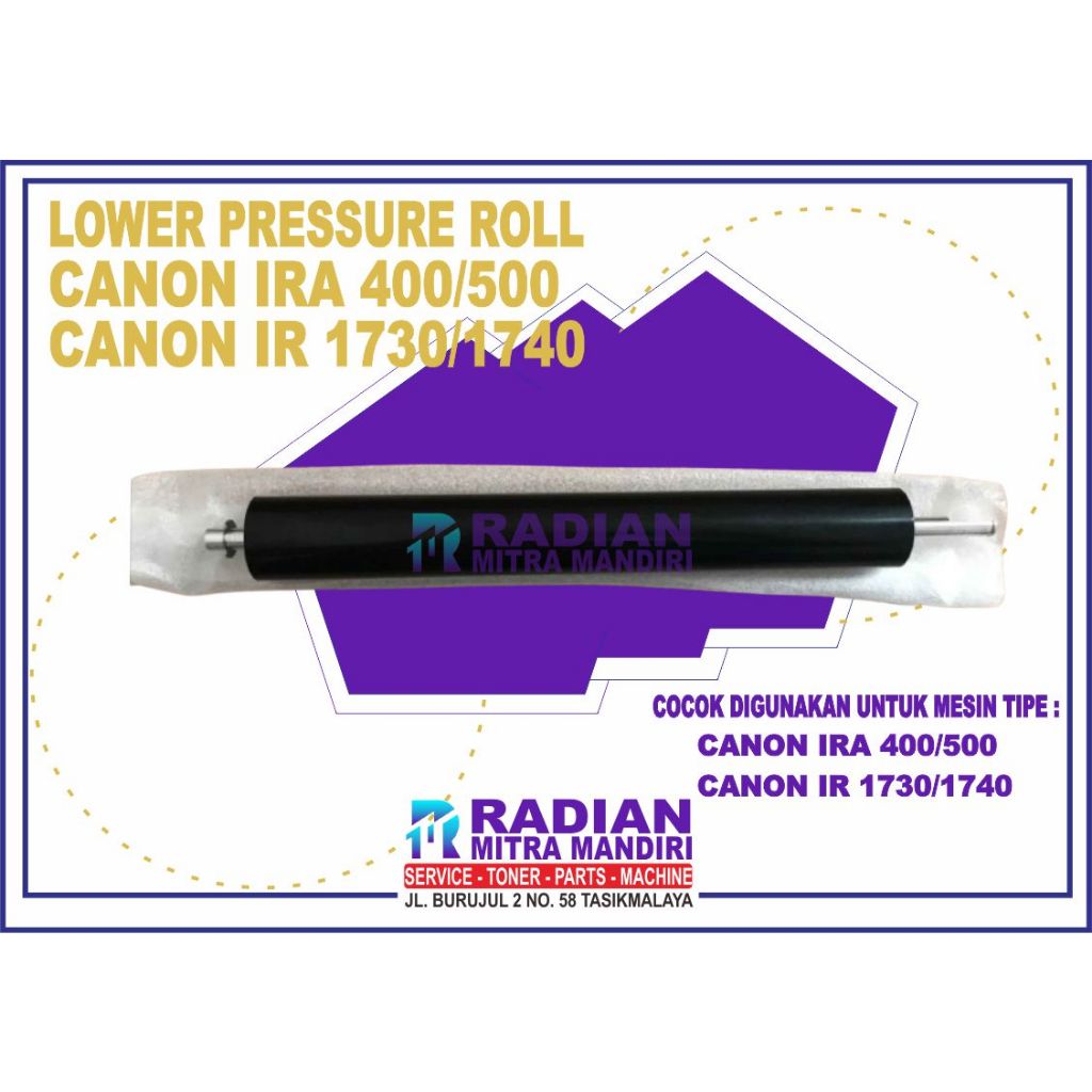 LOWER ROLL MESIN FOTOCOPY CANON IR ADVANCE 400/500 IR 1730/1740