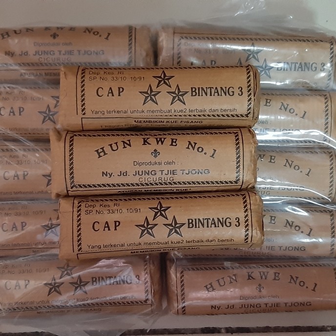 

TEPUNG HUN KWE CAP BINTANG TIGA 3 PCS