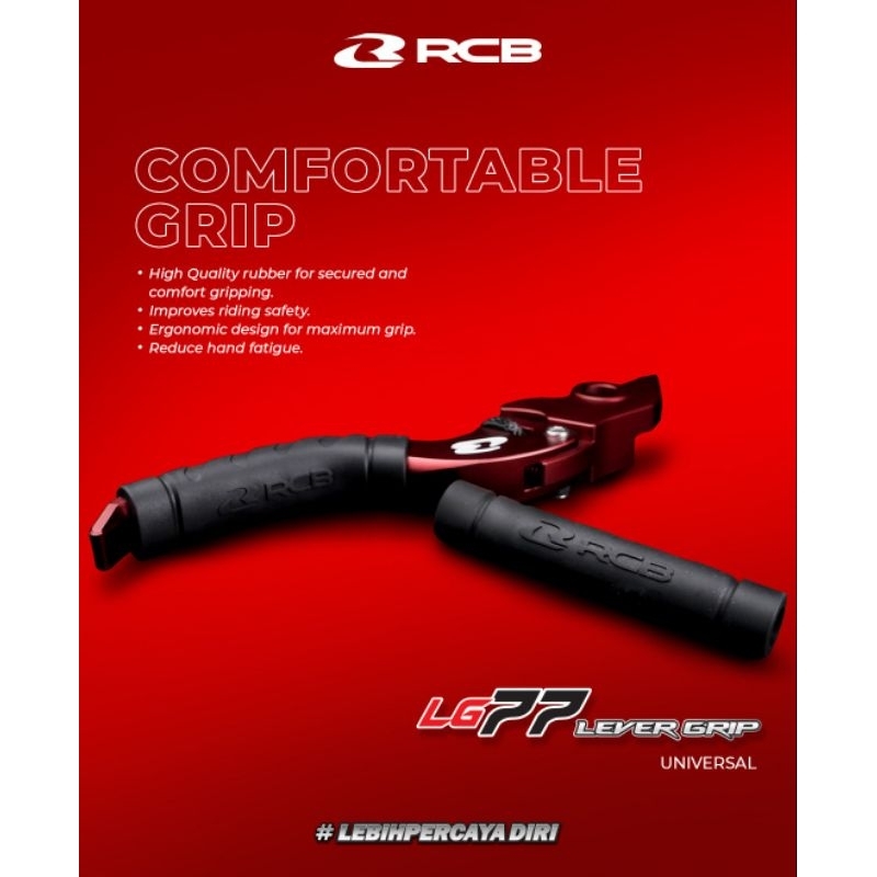 Karet Handle Rem RCB Tipe LG77 Untuk Semua Jenis Motor