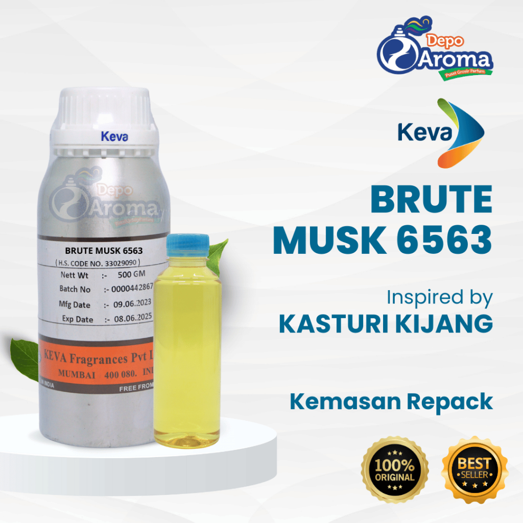 PARFUM BIBIT MURNI - BRUTE MUSK 6563 - REPACKING 100ML - KEVA