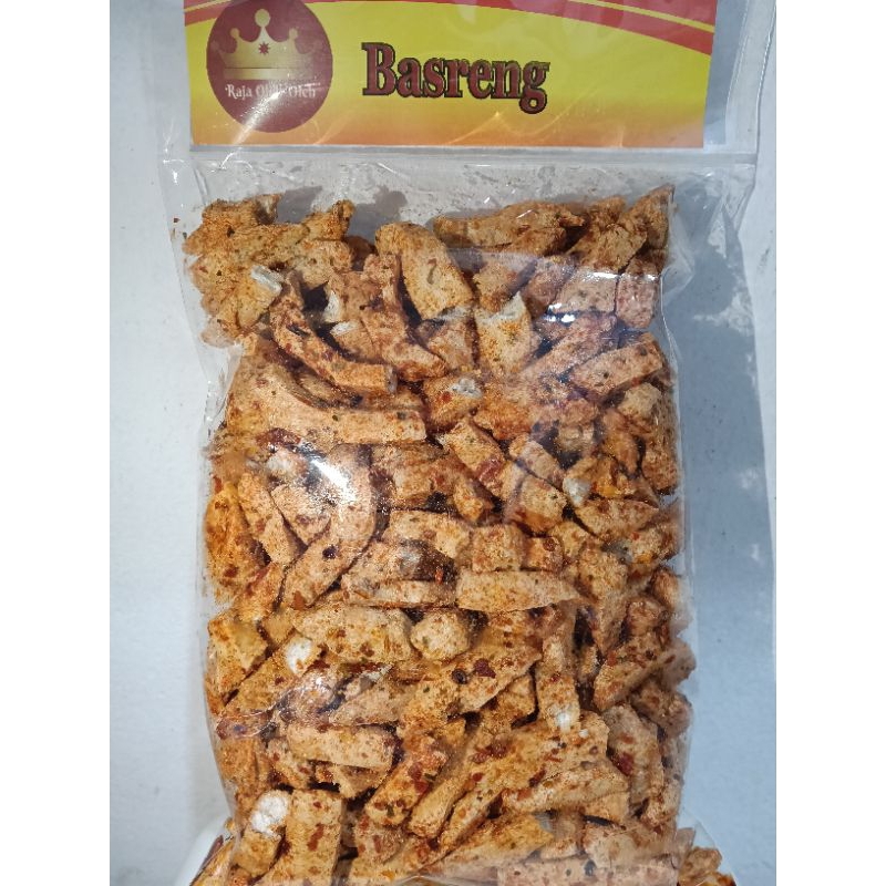 

BASRENG DAUN JERUK PEDAS 300GR RENYAH BUMBU MELIMPAH