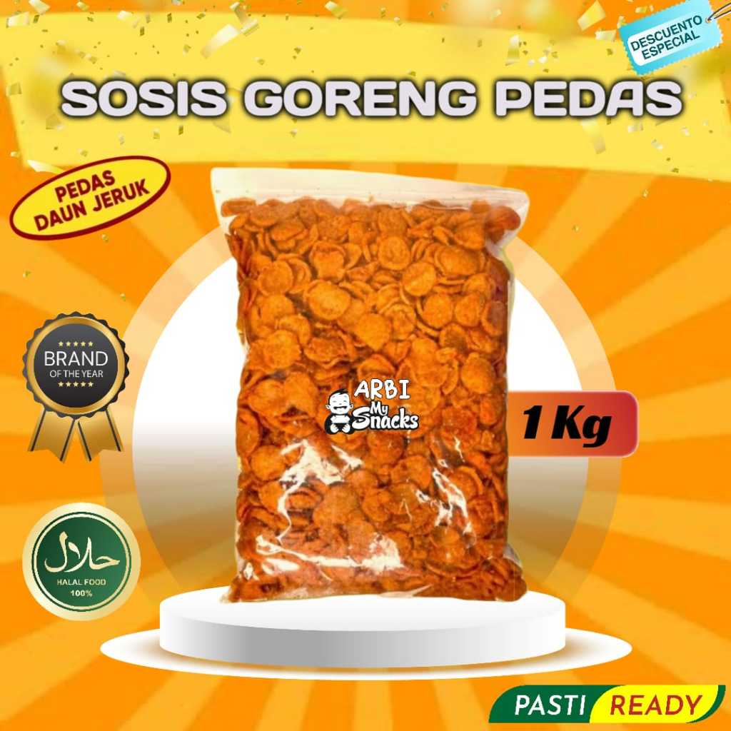 

Sosreng Bumbu Pedas Gurih Daun Jeruk / Sosis Goreng Pedas Kriuk