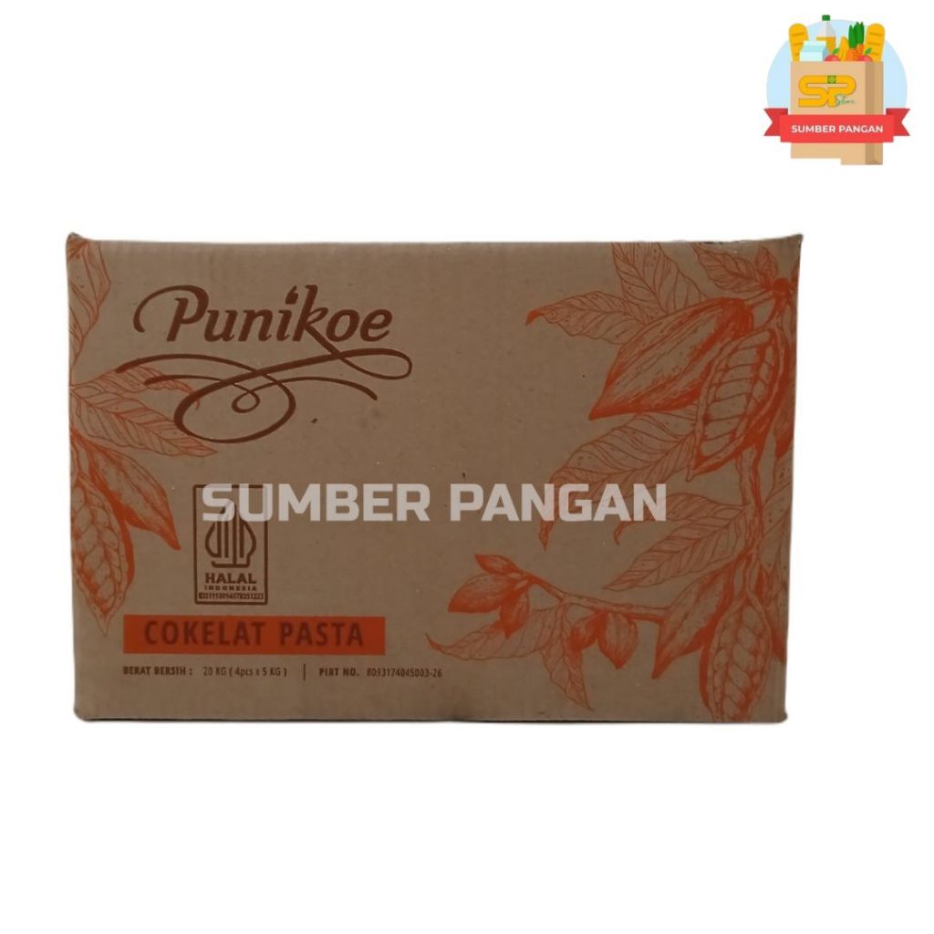 

PUNIKOE COKLAT PASTA @4X5KG / SELAI COKLAT / OLESAN ROTI 20KG