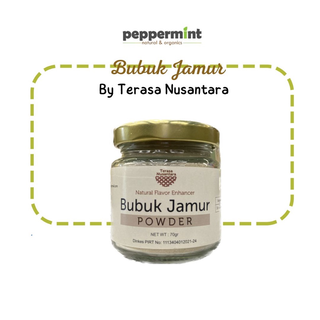 

Terasa Nusantara Bubuk Jamur (70 gr) / Kaldu Jamur