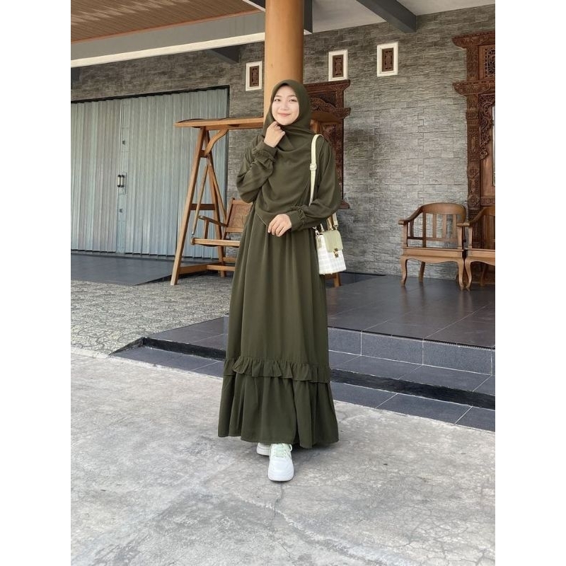 KAIN MALTA HUMAIRA POLOS PREMIUM 0.5 METER ( BAHAN GAMIS KHIMAR ) - DEATEXTILE