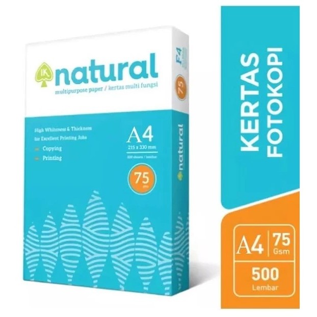 

Kertas HVS A4 75 GSM - NATURAL