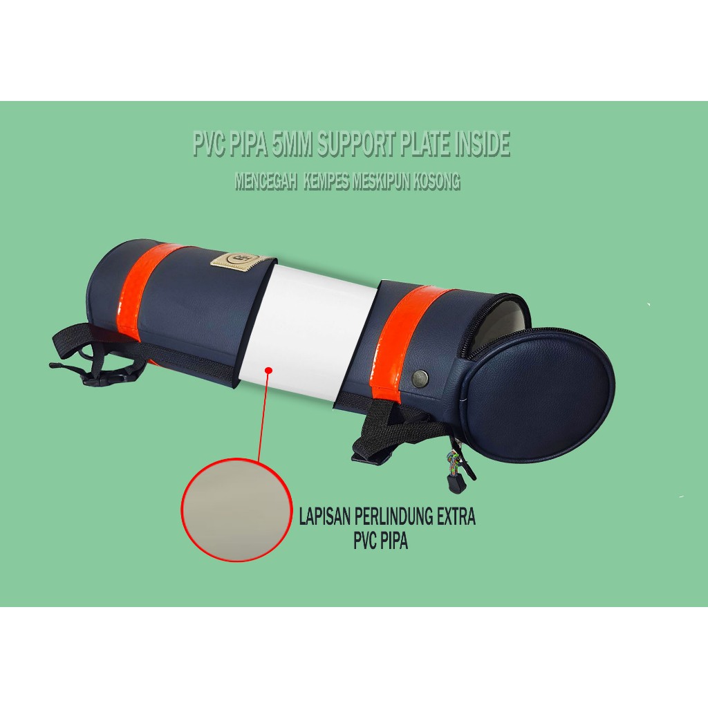 Tas Box Bagasi Motor Anti Kempes Jas Hujan BESAR KECIL LAPIS PARALON Murah Kuat / Tabung Sepeda