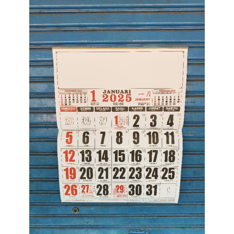 

KALENDER KERJA JUMBO 2025
