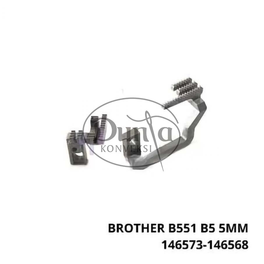 146573 146568 BROTHER B551 Benang 5 5MM Gigi Mesin Jahit Obras