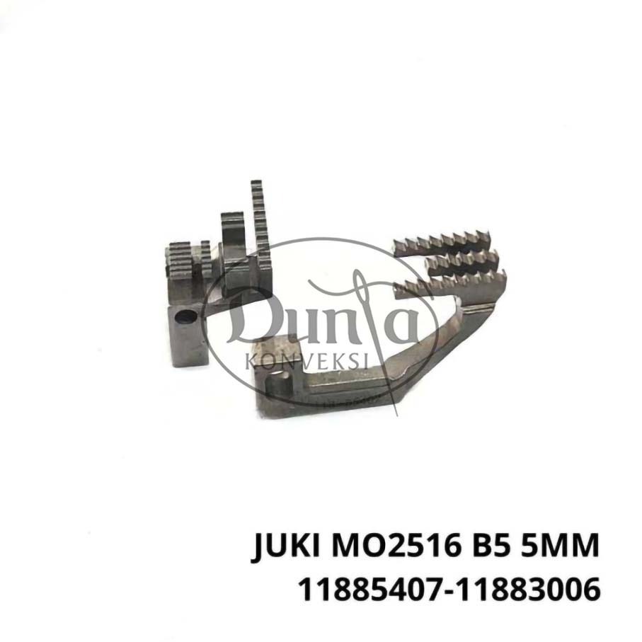 11885407 11883006 JUKI MO2516 Benang 5 5MM Gigi Mesin Jahit Obras