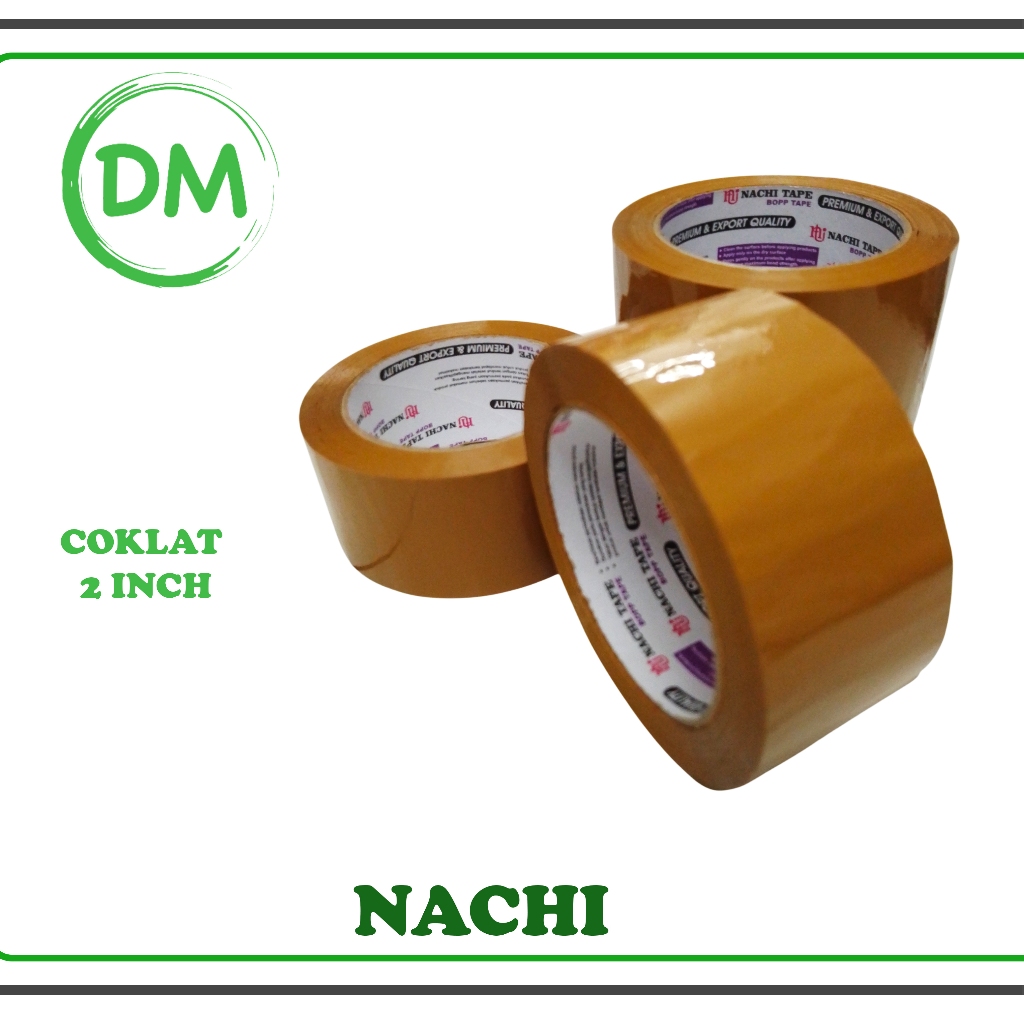 

Lakban NACHI / NACHI TAPE 2X100 COKLAT