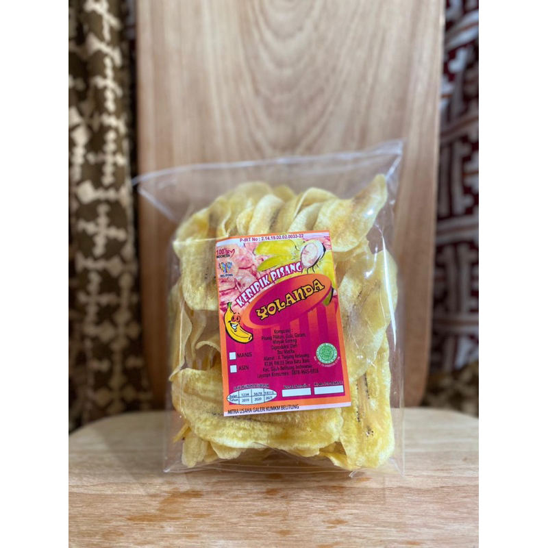 

Keripik Pisang Asin Yolanda