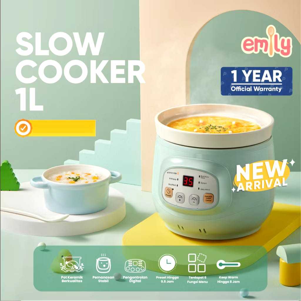 EMILY SLOW COOKER 1Liter | ESC 38007