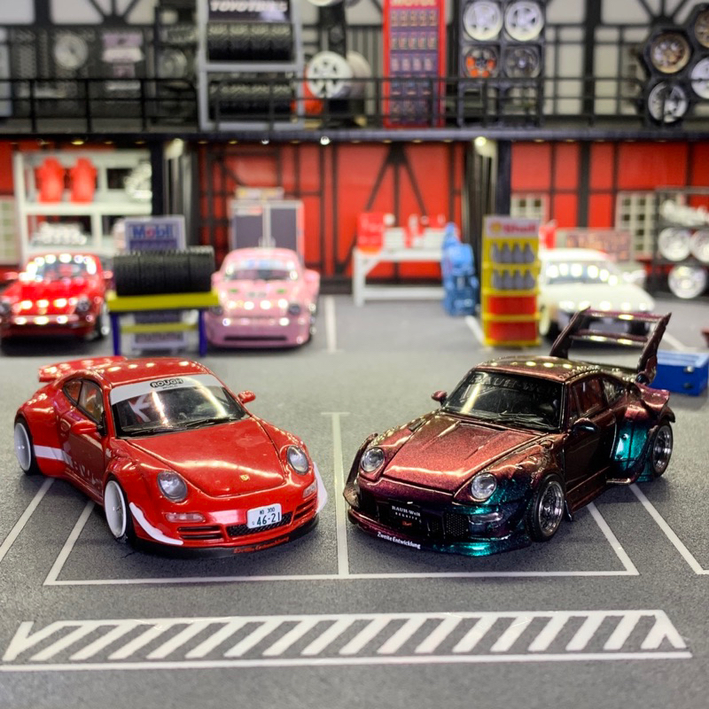 tarmac Porsche 997 rwb philladelphia rare item diecast 1:64