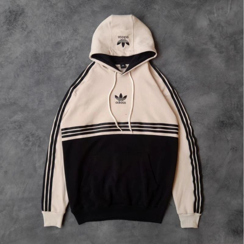 ASTROB.ID Jaket Sweater Hoodie Adidas Logo Small bordir Full Tag label