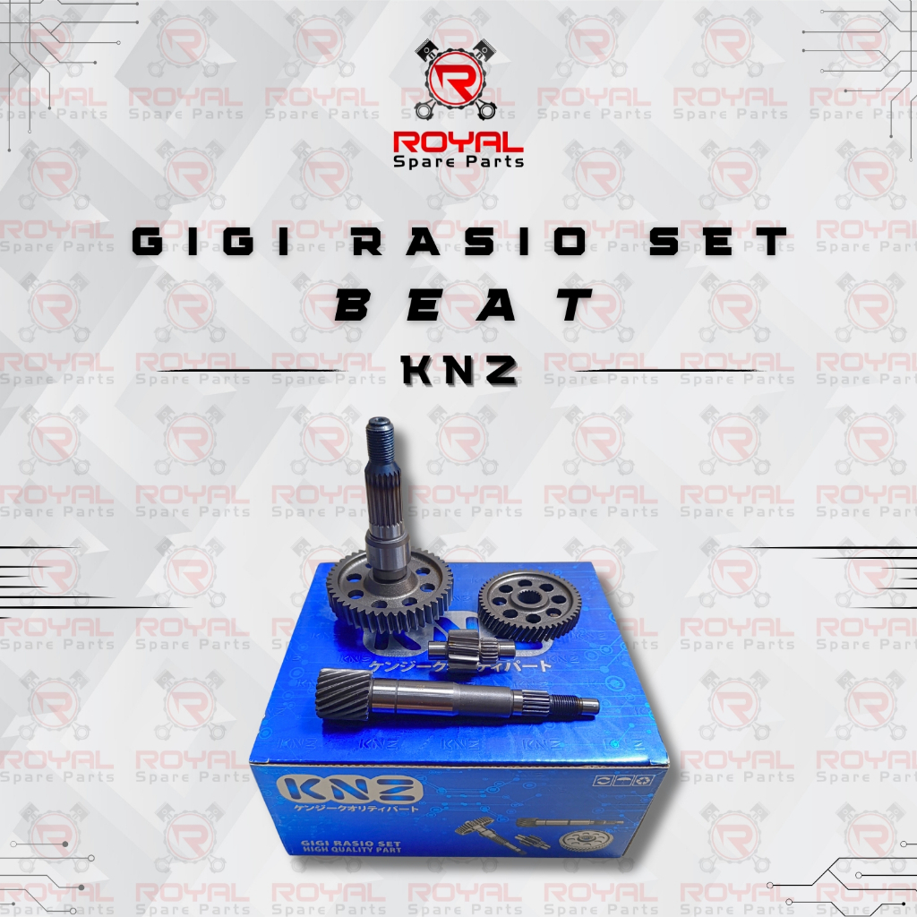 GIGI RASIO SET BEAT KARBU / SCOOPY KARBU ORIGINAL KNZ / TSP