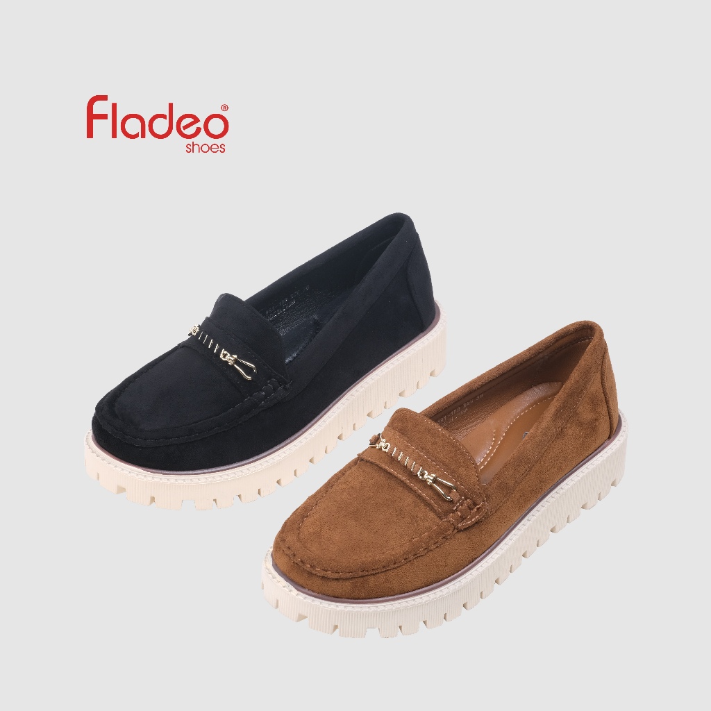 Fladeo I24/LSFC481-1BR/Sepatu Formal Casual Wanita [ Casual Formal Shoes ]