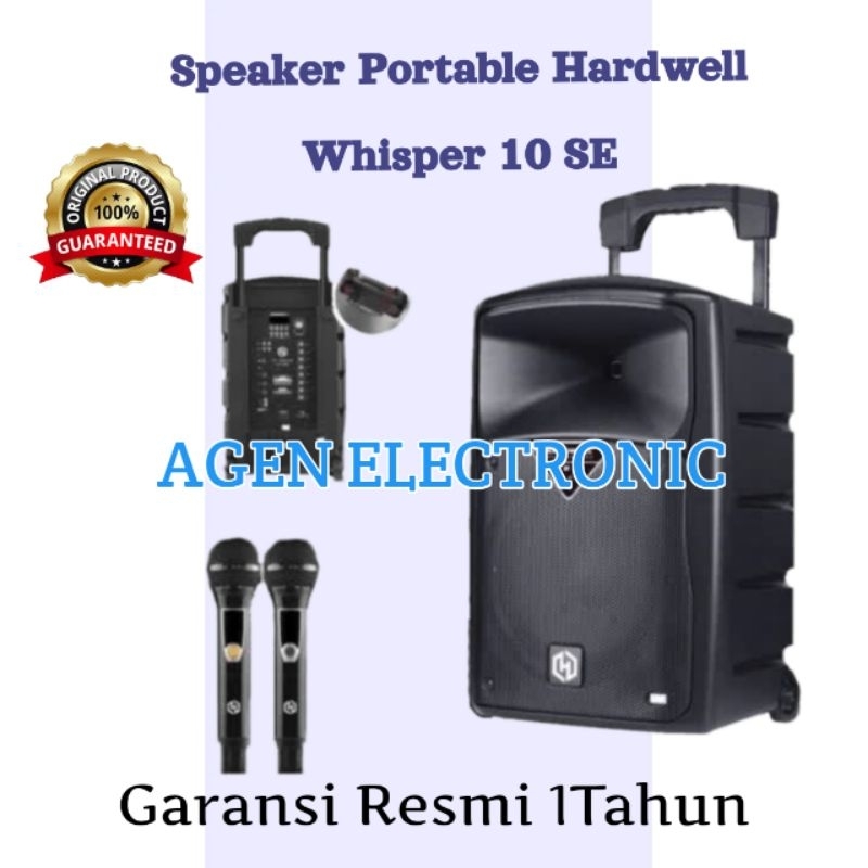 Speaker Portable Hardwell Whisper 10 SE Original 10 inch HARDWELL Whisper 10SE