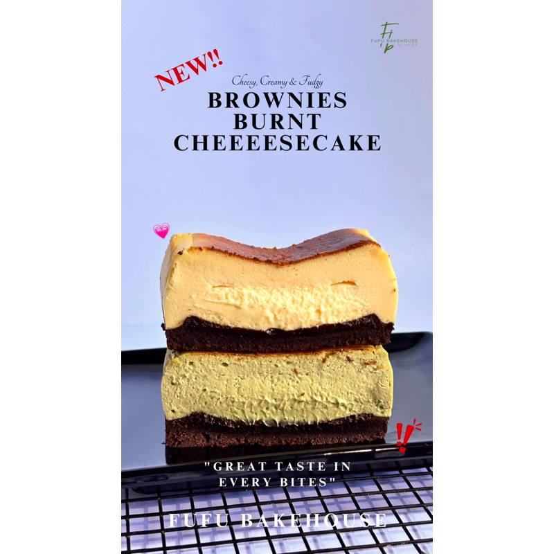 

PO VIRAL BROWNIES BURNT CHEESECAKE BALI