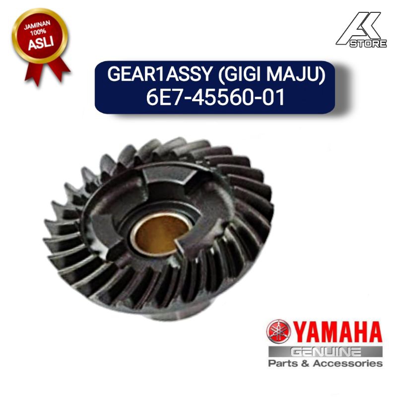 GIGI MAJU 6E7-45560-01| Gear1assy untuk mesin tempel Yamaha 15PK