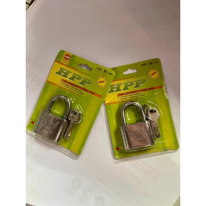 ￼gembok / gembok hpp panjang 50mm / gembok hpp pendek  50mm / kunci pagar / kunci rumah / gembok pag