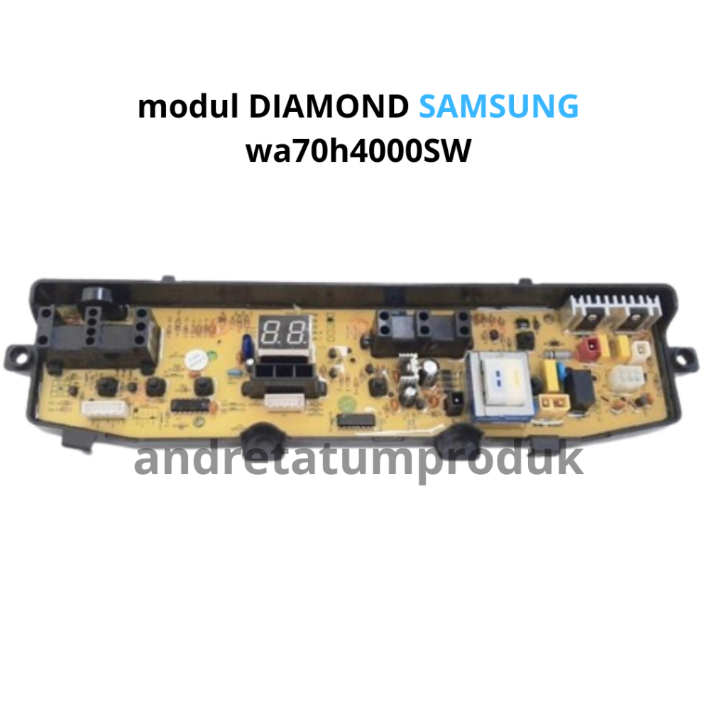 MODUL PCB MESIN CUCI SAMSUNG DIAMOND WA70H4000SG WA70H4200 WA80H4000 WA85H4400 ORIGINAL PROGRAM