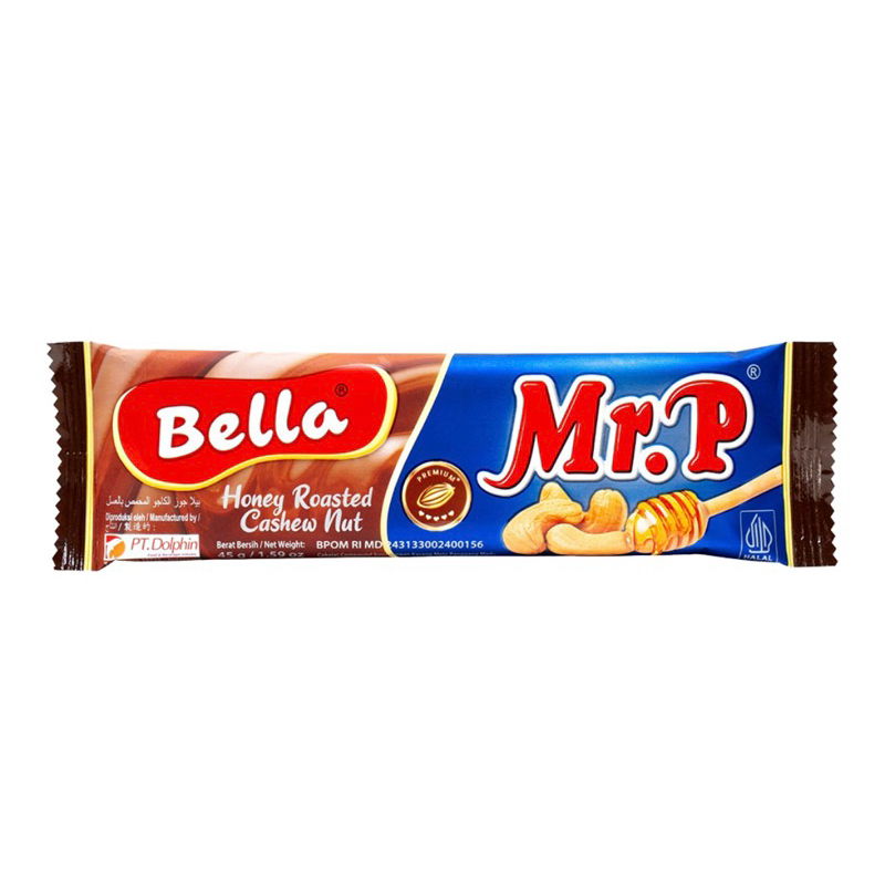 

[BUY 1 GET 1] BELLA MR. P COKELAT BATANG HONEY ROASTED CASHEW NUT 45gr