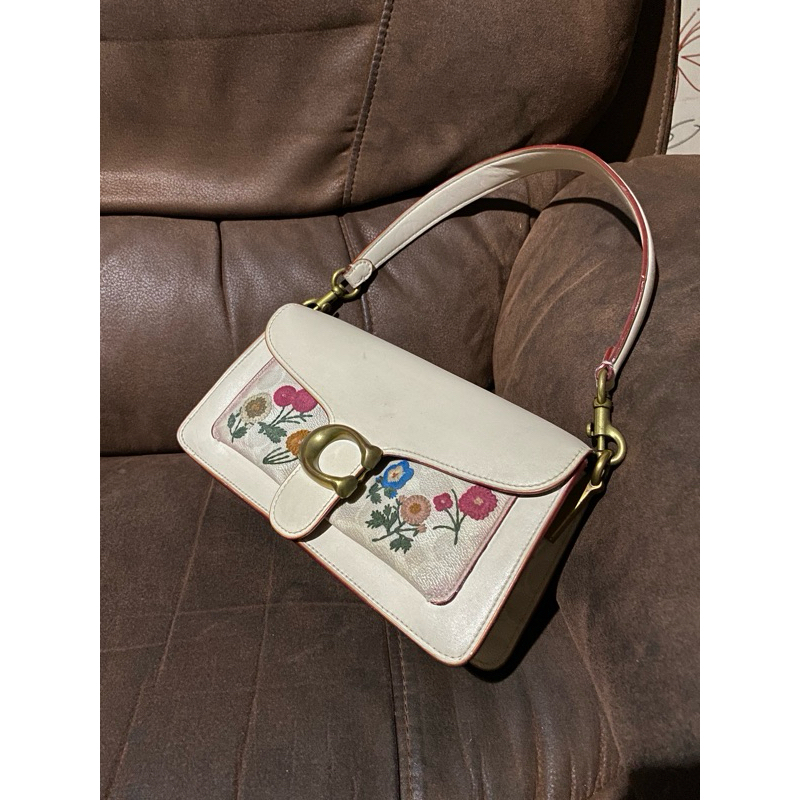 tas coach tabby floral embroidery original